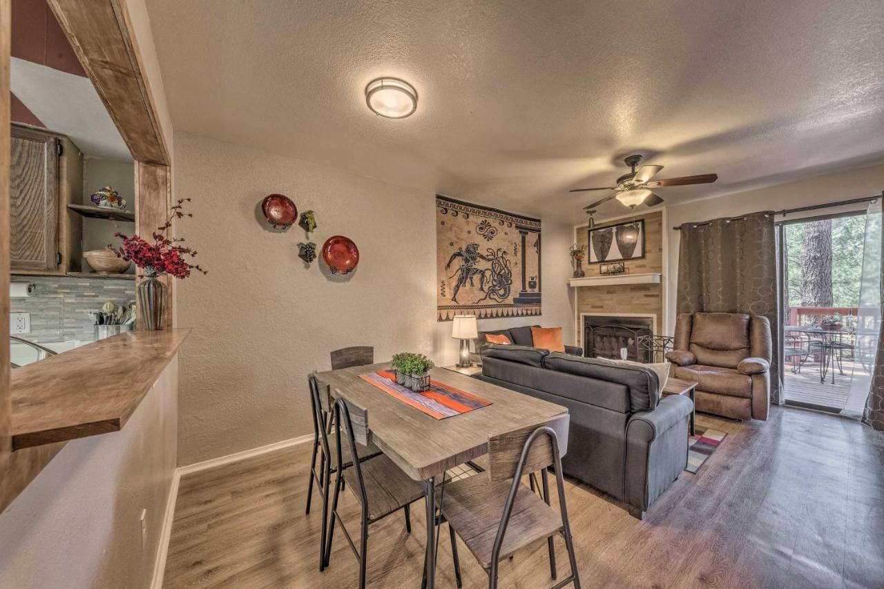 Forested Ruidoso Condo With Deck And Fireplace! Екстериор снимка